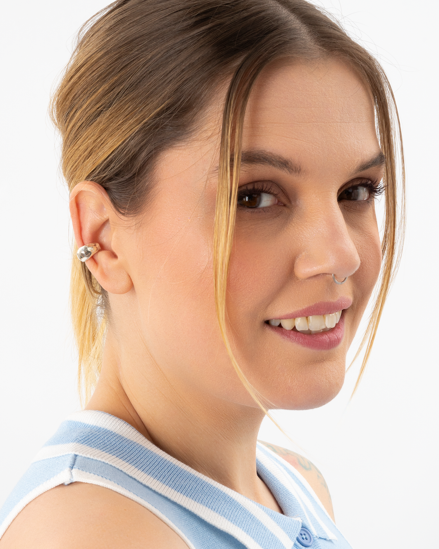 NASILIA ear cuff Boon από ασήμι
