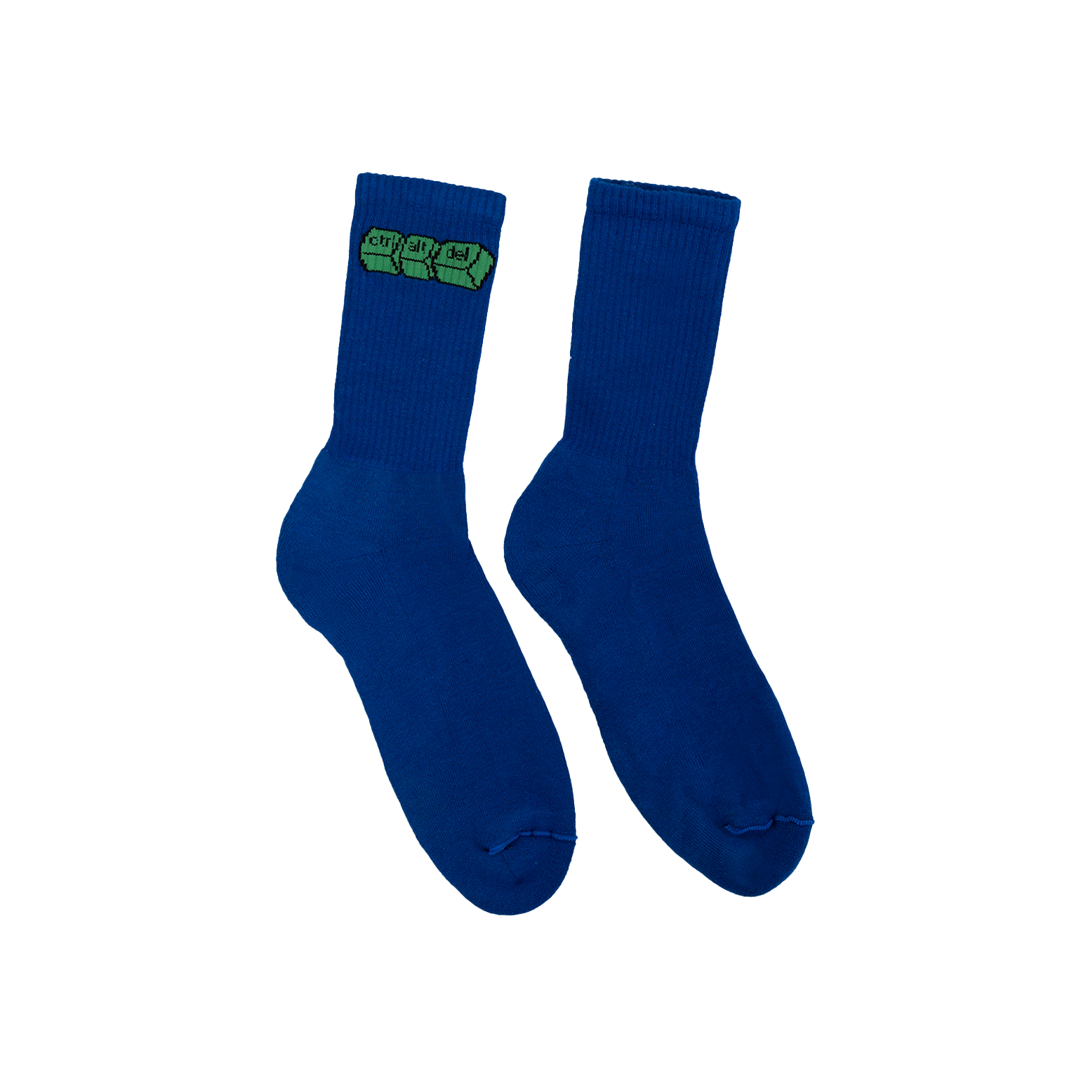 Ctrl Alt Del blue socks