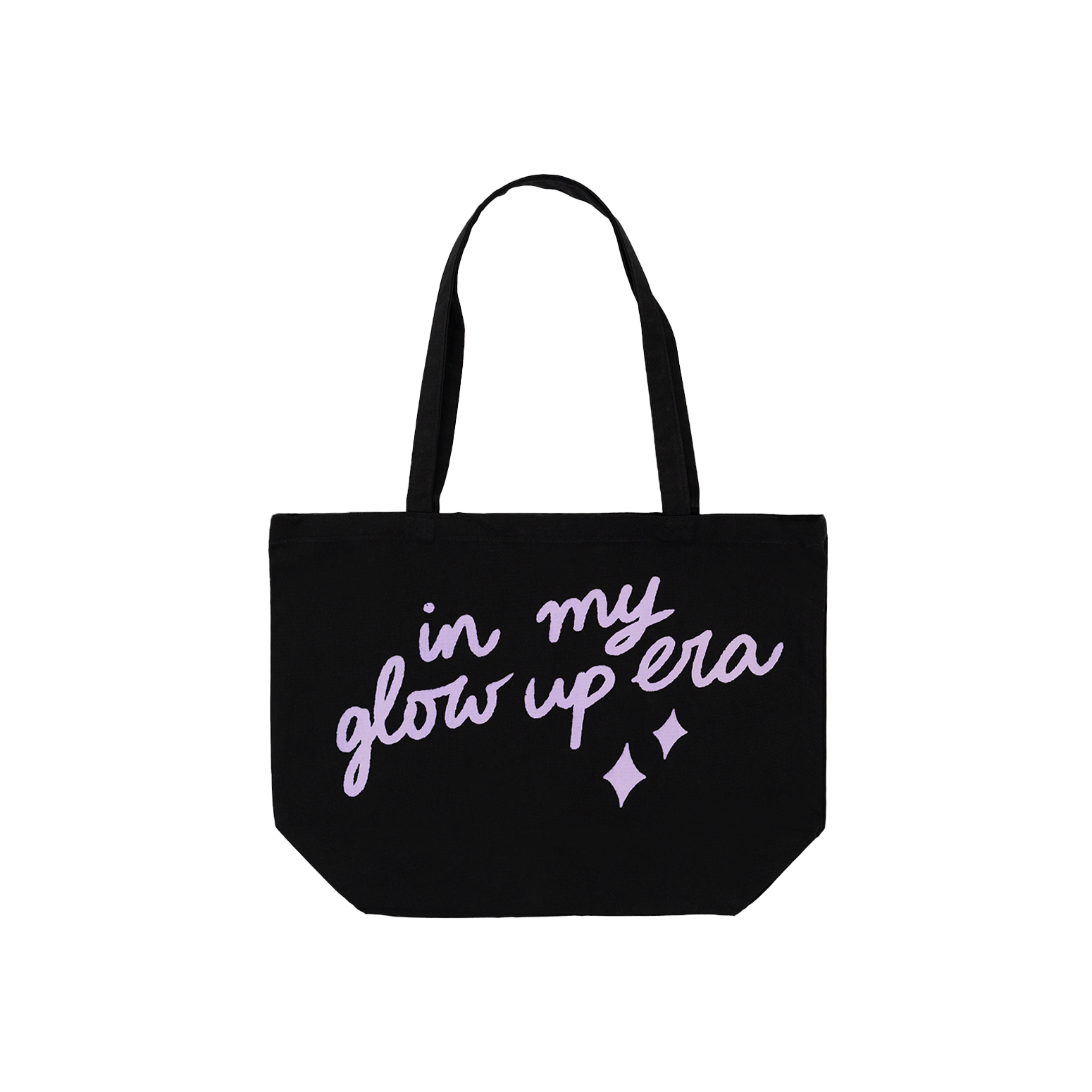 Glow Up Era black tote bag