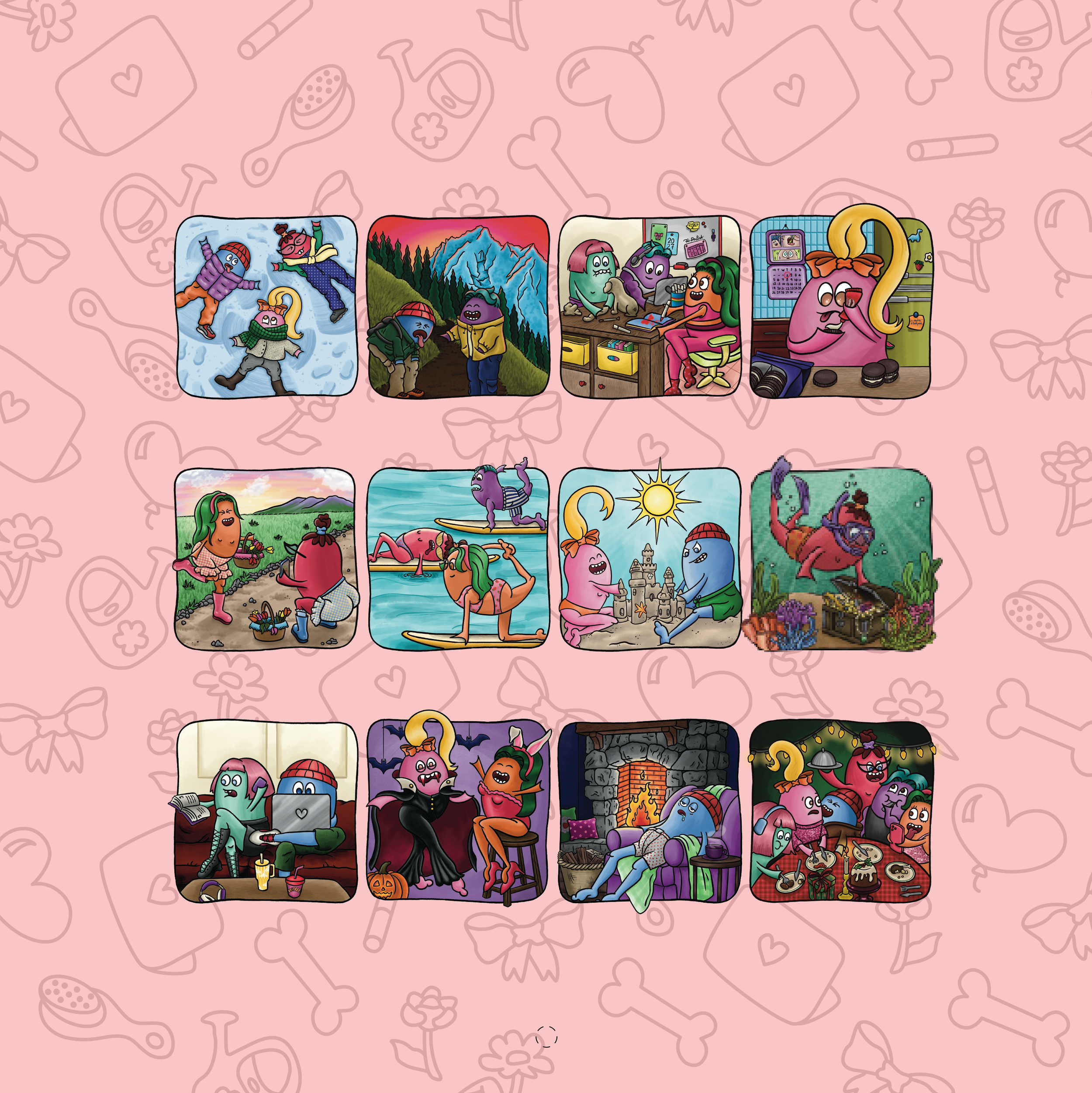 Preorder: Wall Calendar Brotherakia