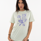 24 GOAT κοντομάνικη μπλούζα με σχέδιο 'Here we go again' σε mint
