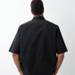 4TAILORS πουκάμισο oversized σε μαύρο