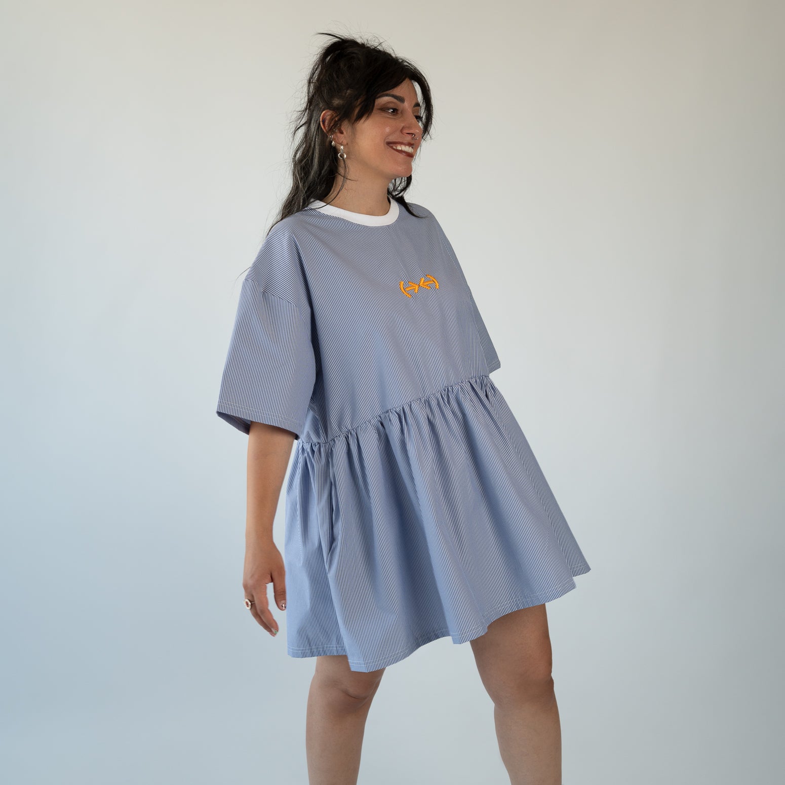 Mentally Striped mini dress