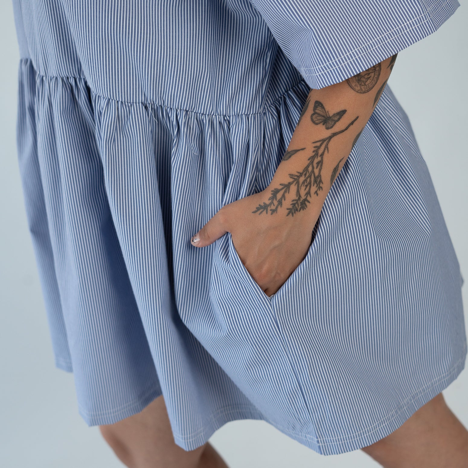 Mentally Striped mini dress