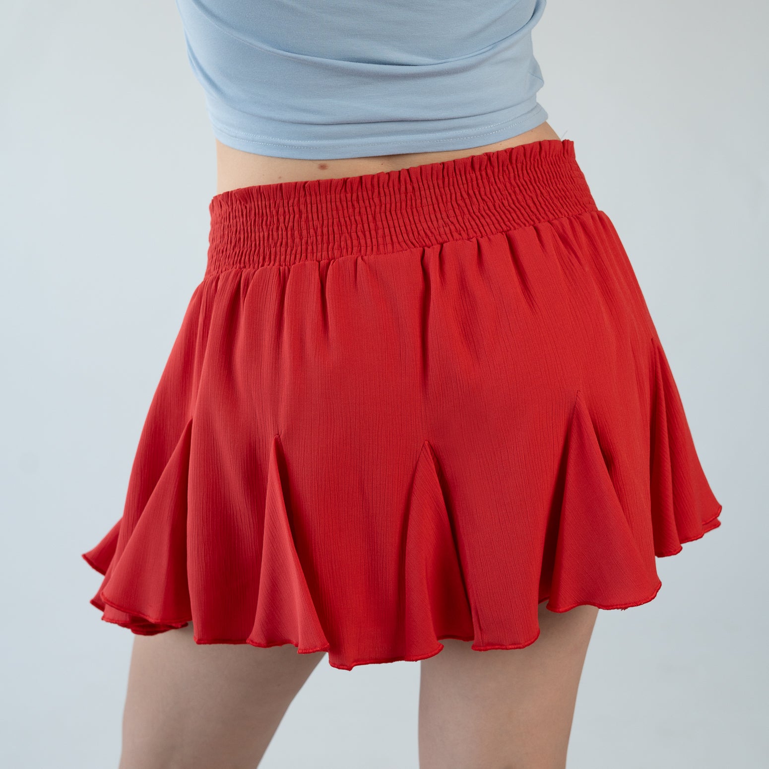 Manic red skort