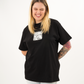 HARDCLO μαύρο κοντομάνικο t-shirt με τύπωμα