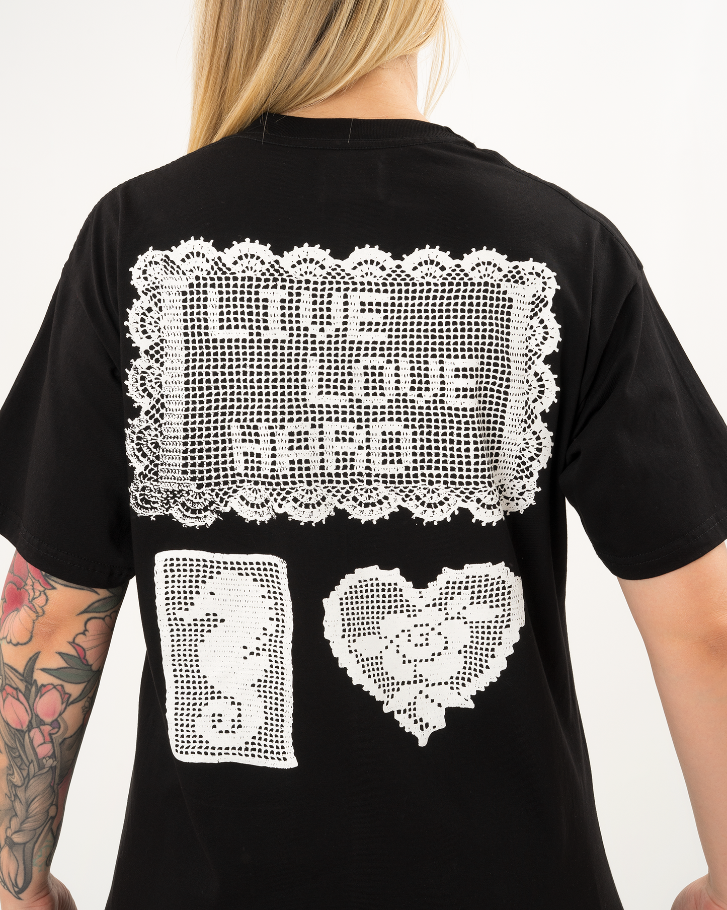 HARDCLO μαύρο κοντομάνικο t-shirt με τύπωμα