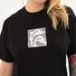 HARDCLO μαύρο κοντομάνικο t-shirt με τύπωμα