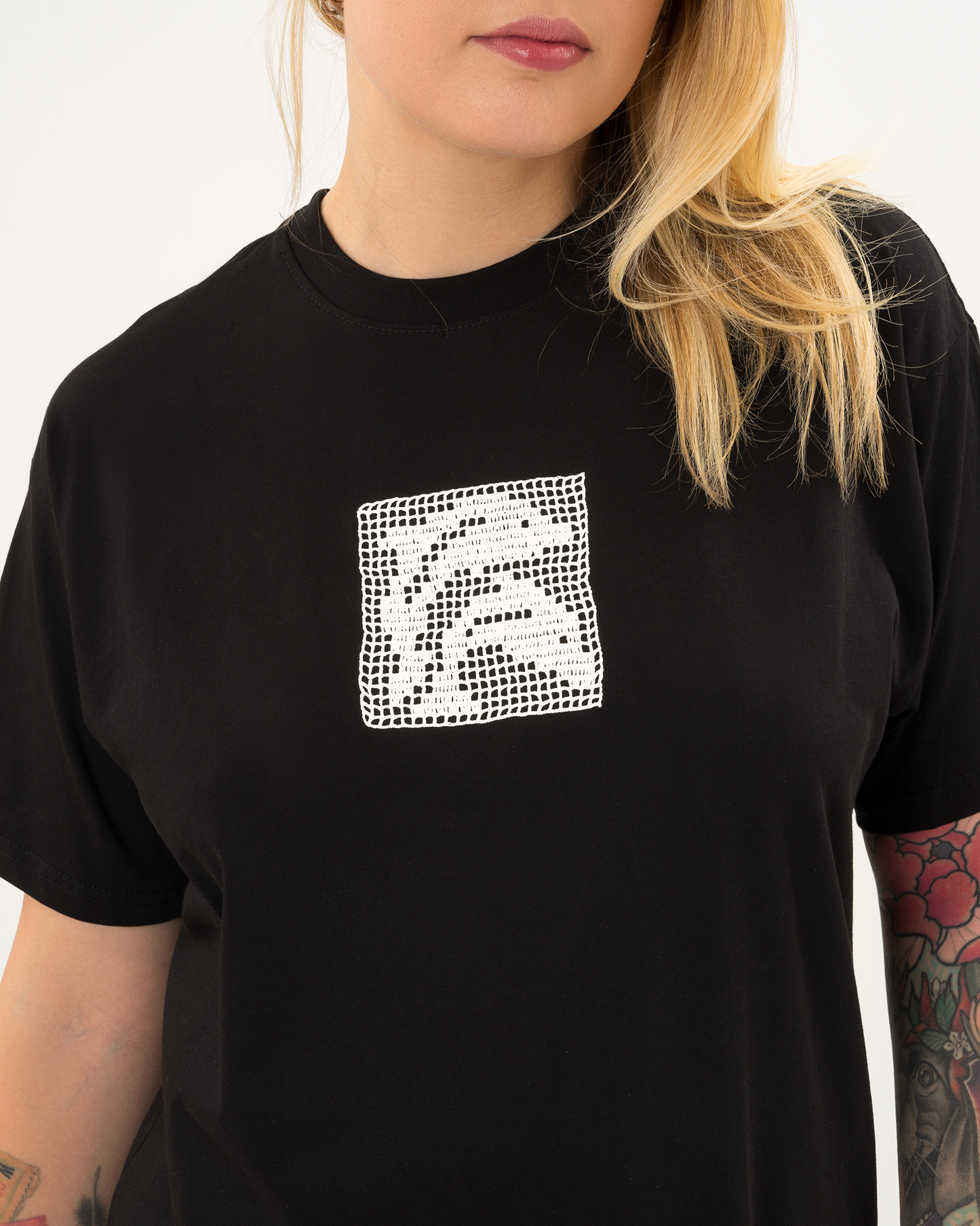 HARDCLO μαύρο κοντομάνικο t-shirt με τύπωμα