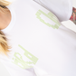 HARDCLO λευκό κοντομάνικο t-shirt Τριαντάφυλλο