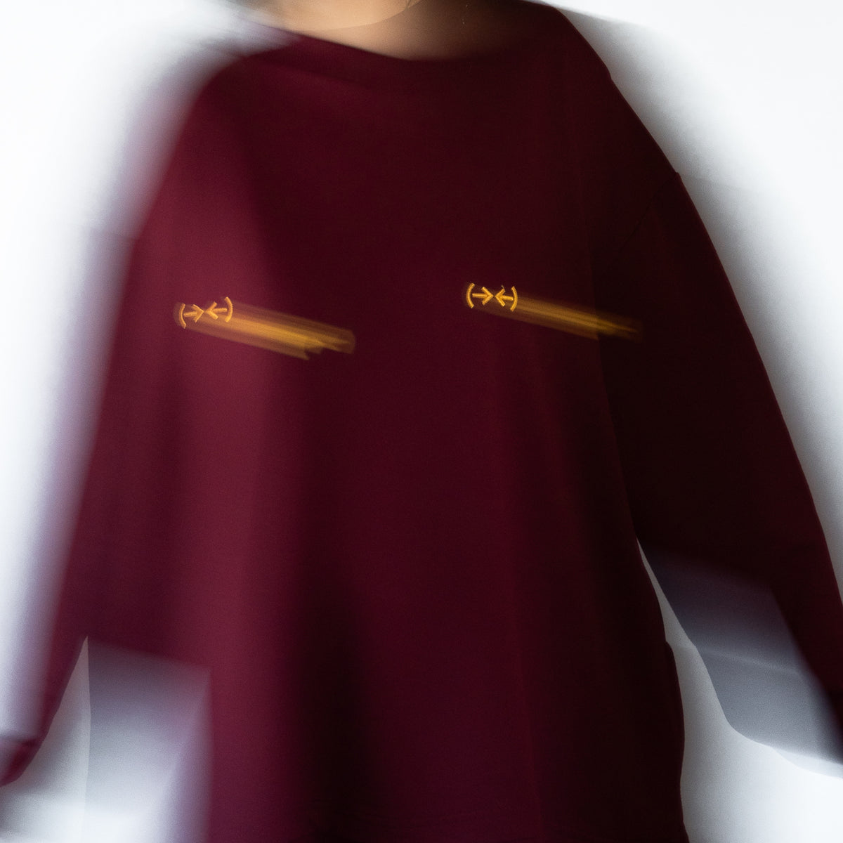 Boob Logo bordeaux dress