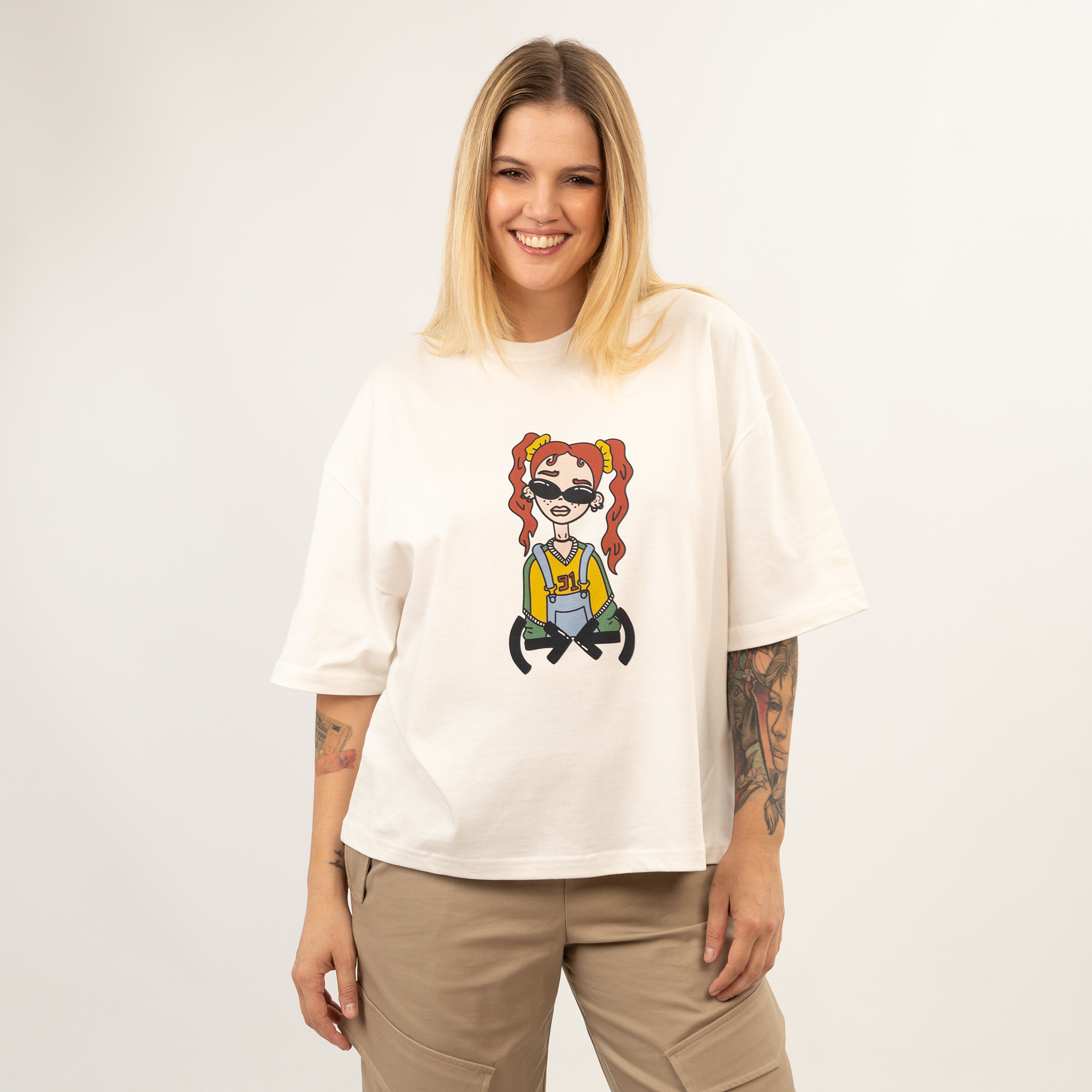 Moodie Goodie off-white t-shirt