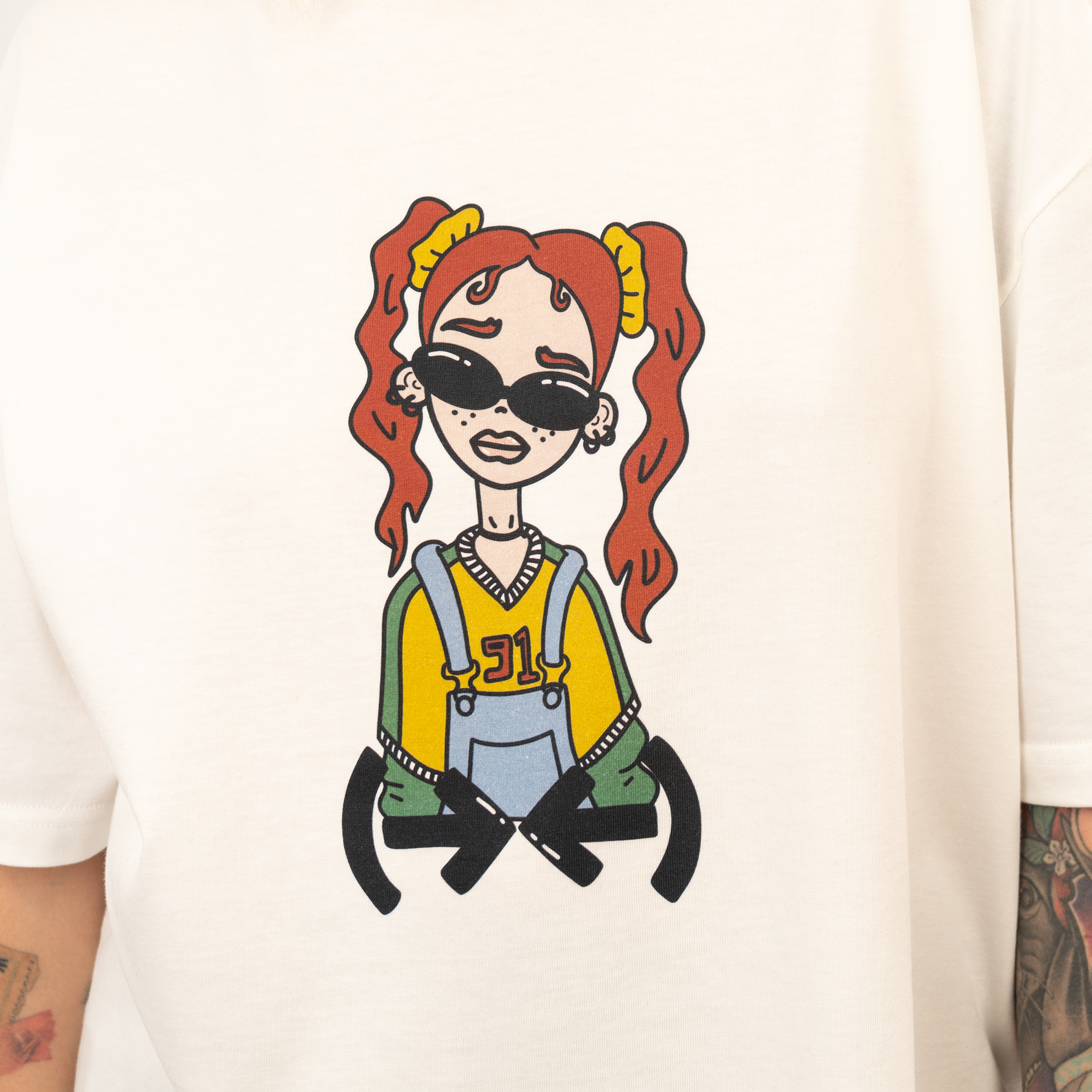 Moodie Goodie off-white t-shirt