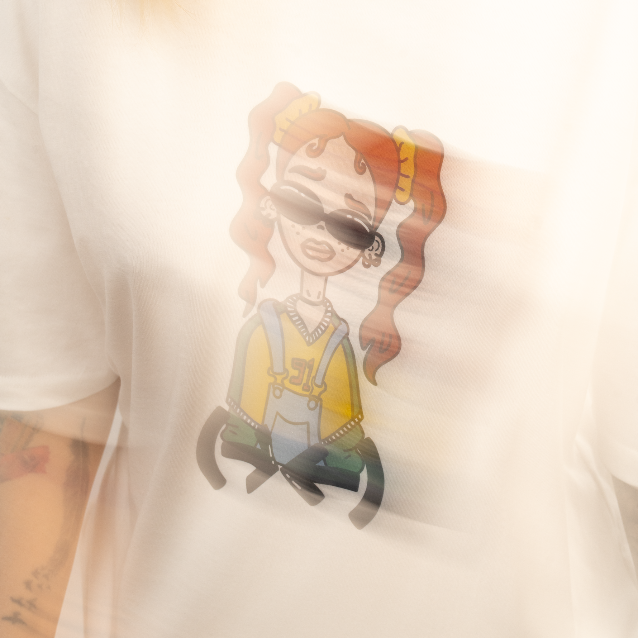 Moodie Goodie off-white t-shirt