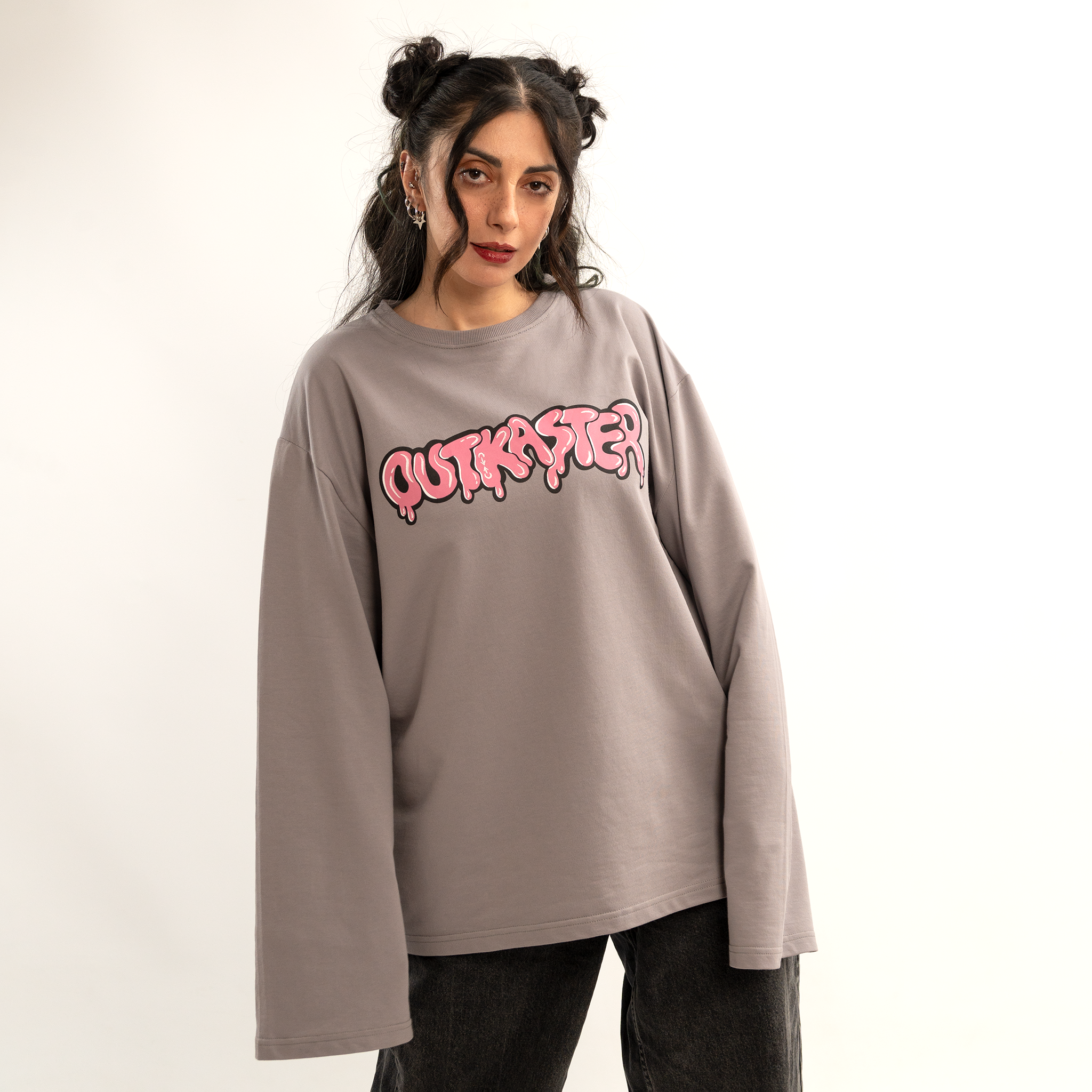 Outkaster gray long-sleeve shirt