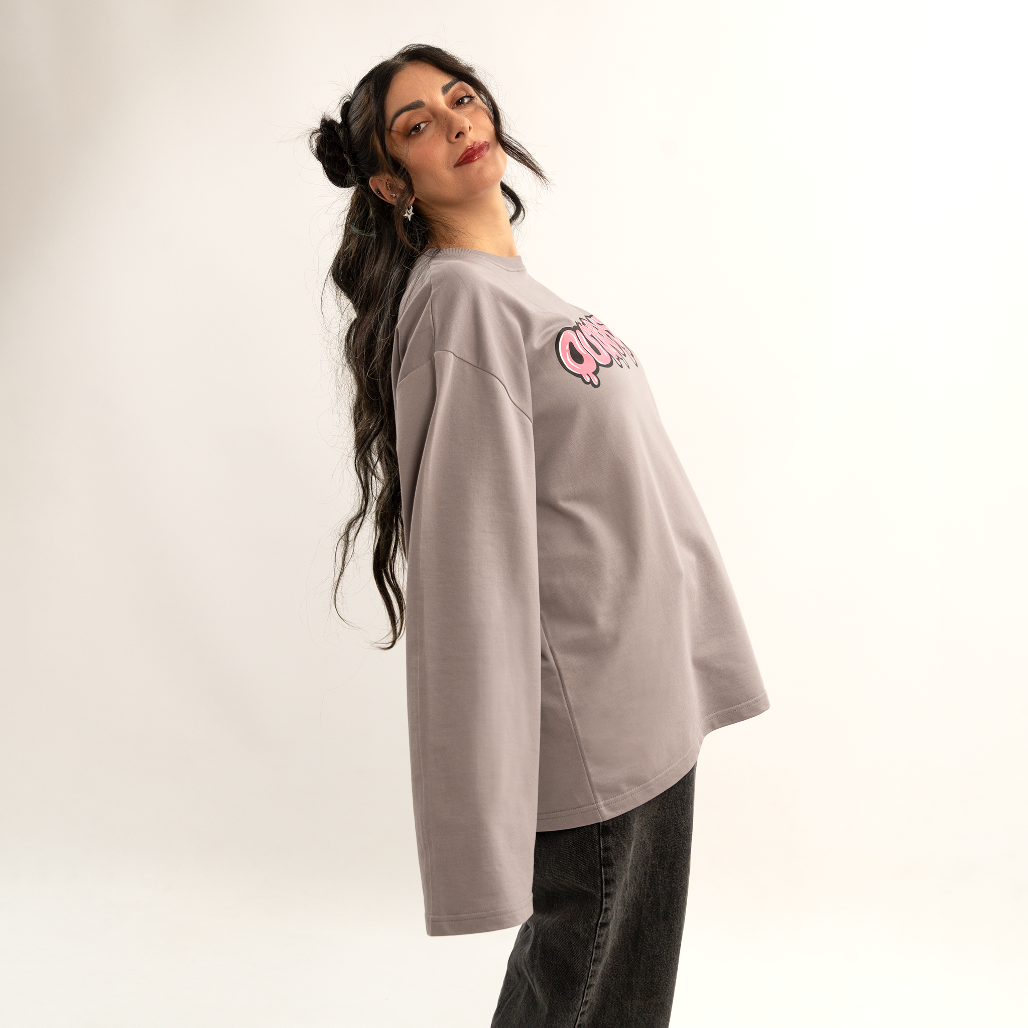 Outkaster gray long-sleeve shirt