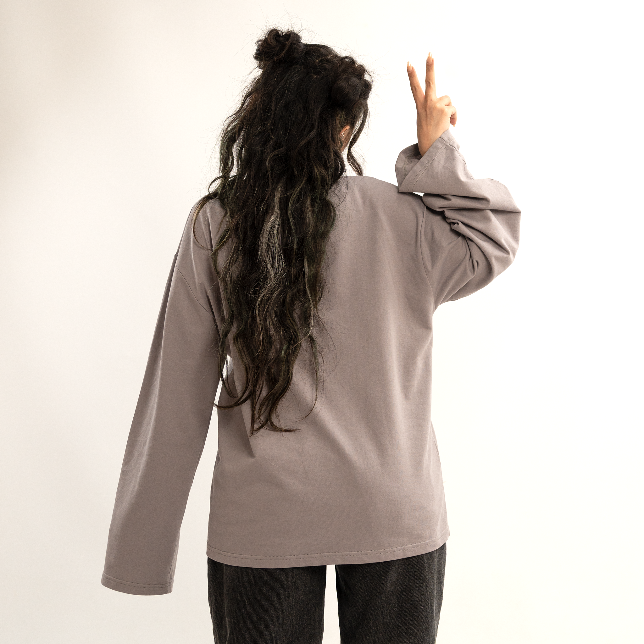 Outkaster gray long-sleeve shirt