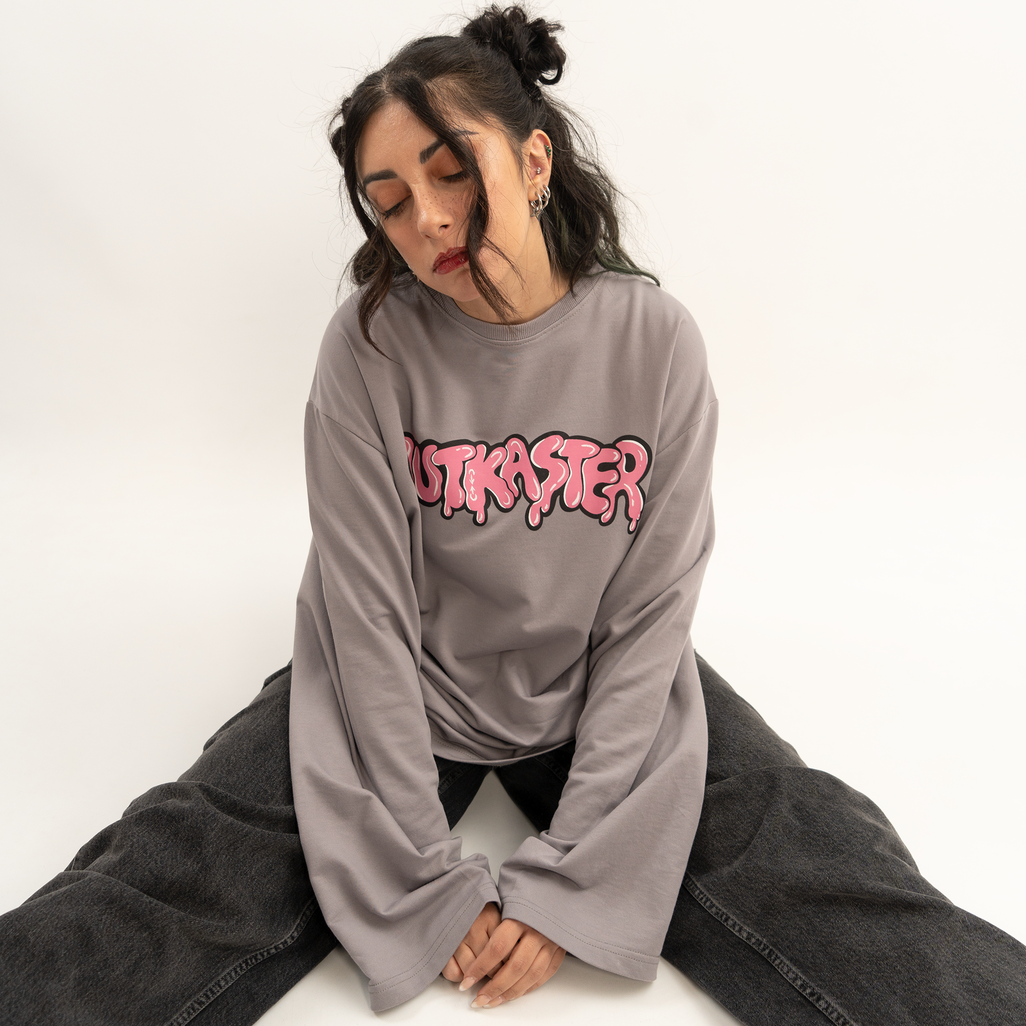 Outkaster gray long-sleeve shirt