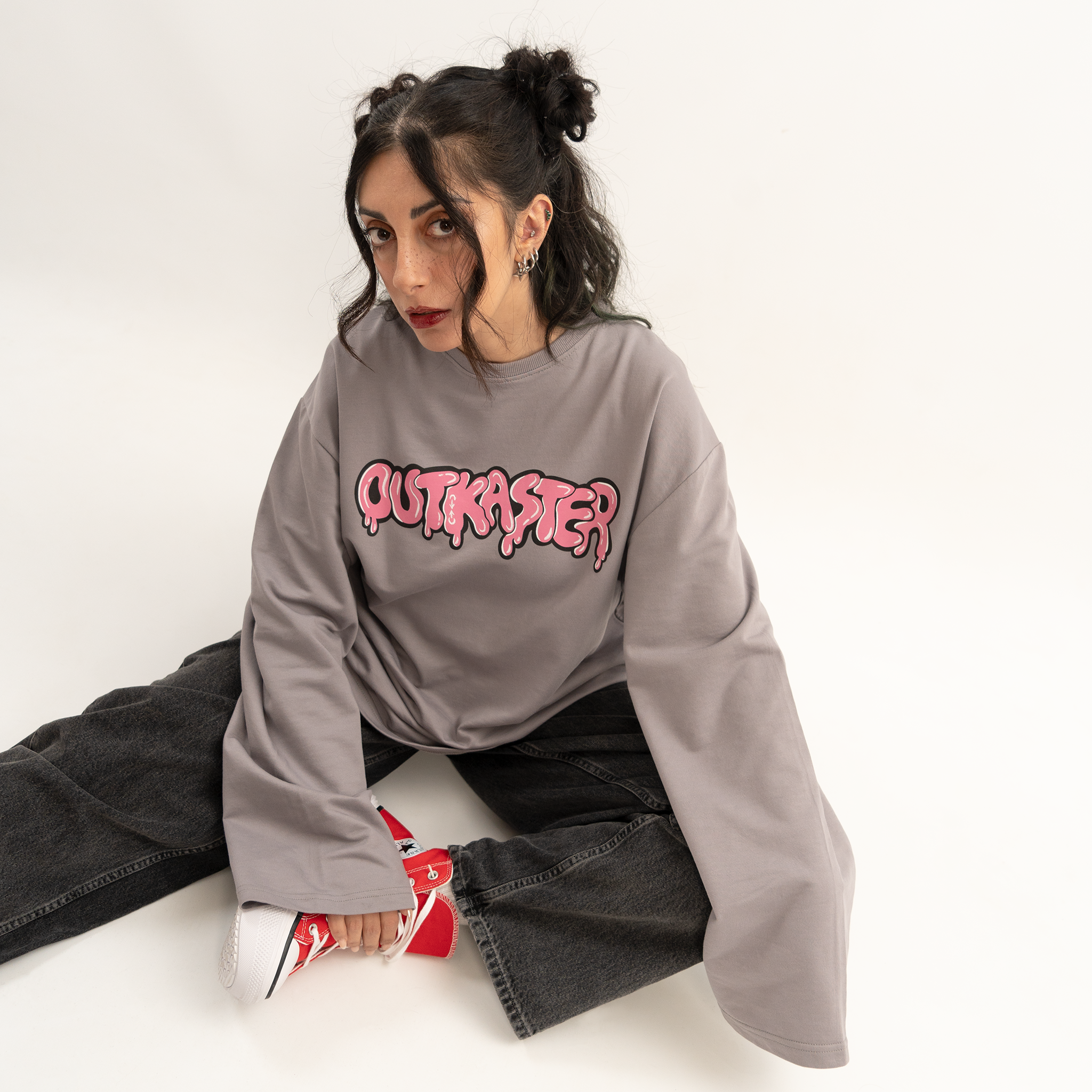 Outkaster gray long-sleeve shirt