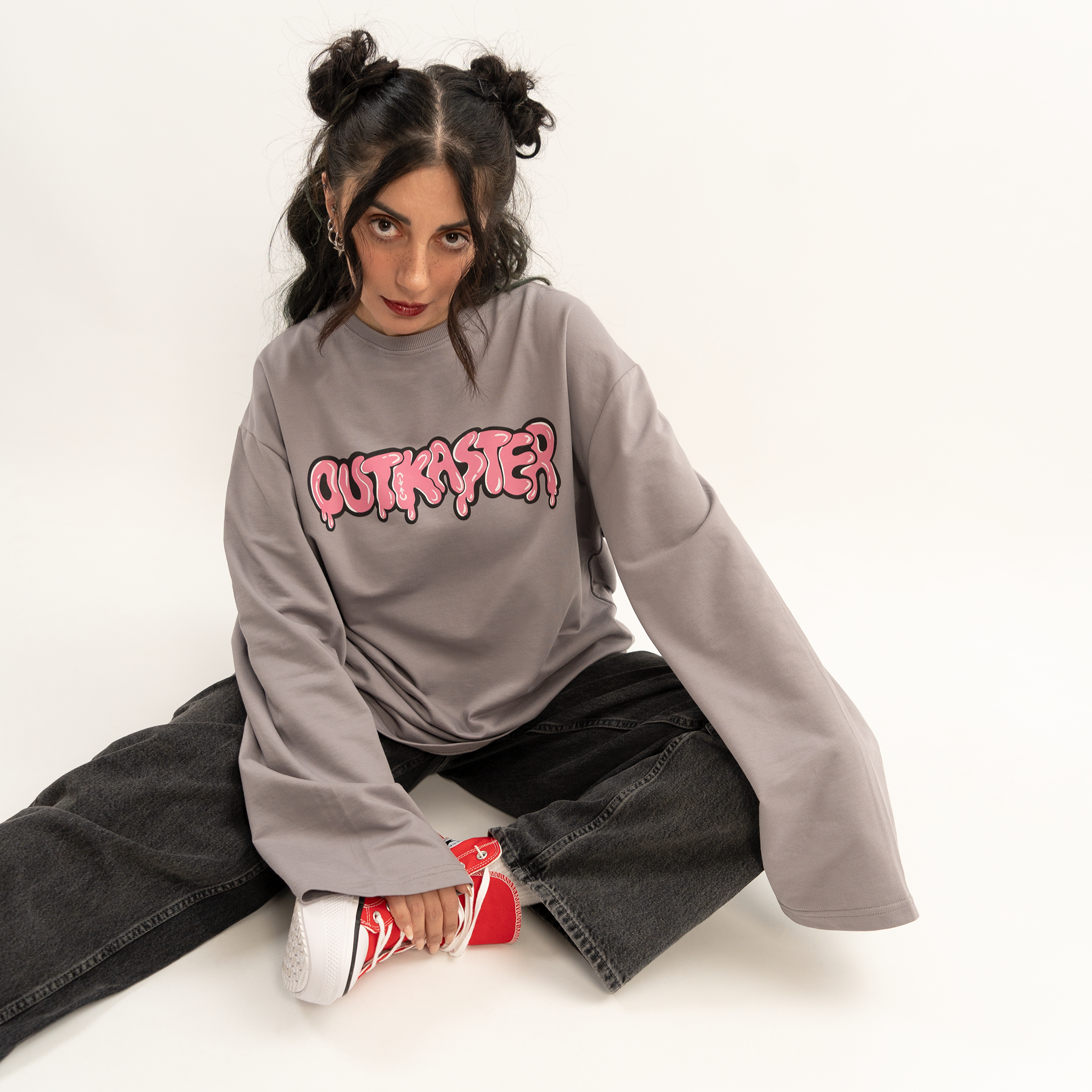 Outkaster gray long-sleeve shirt