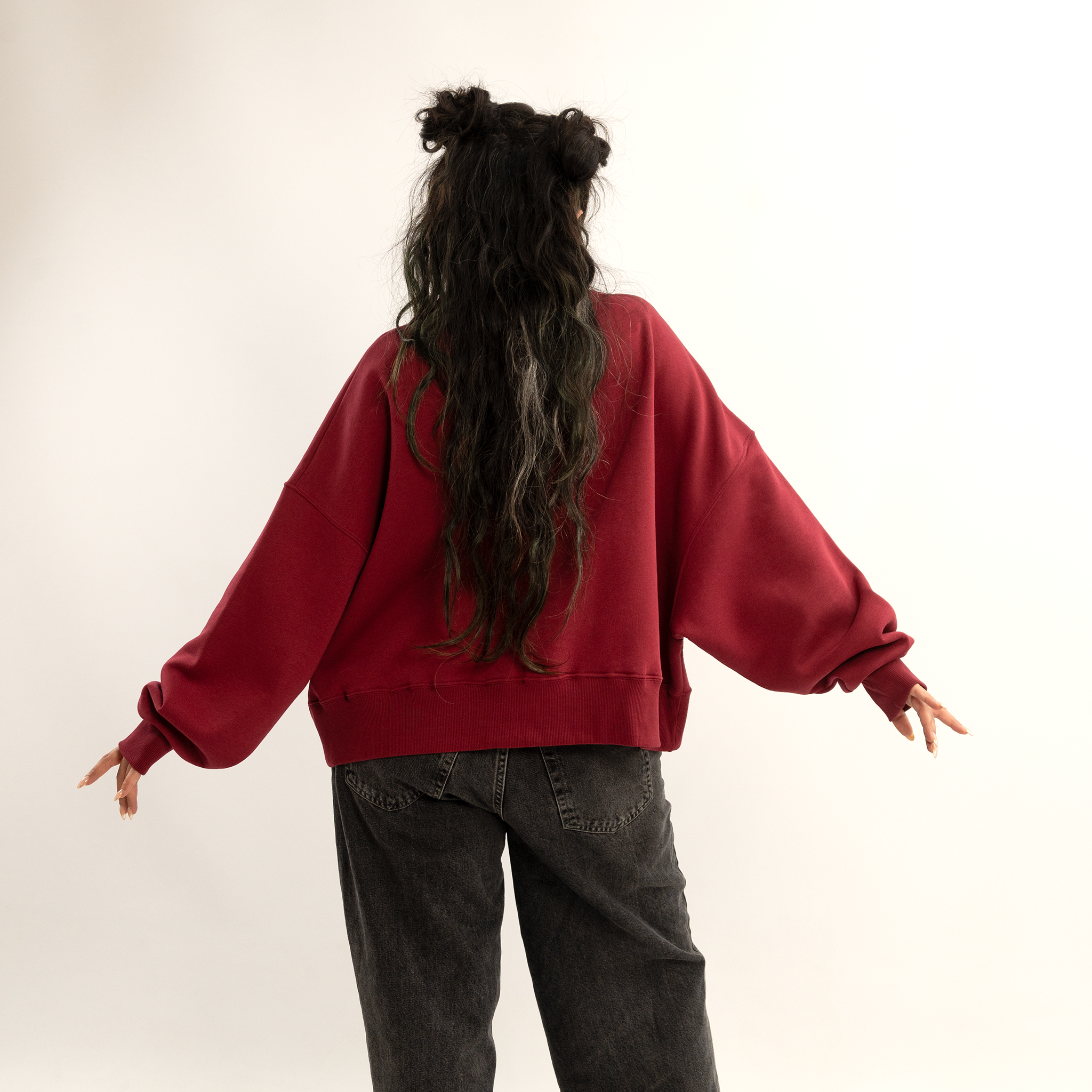 Block 91 bordeaux sweatshirt