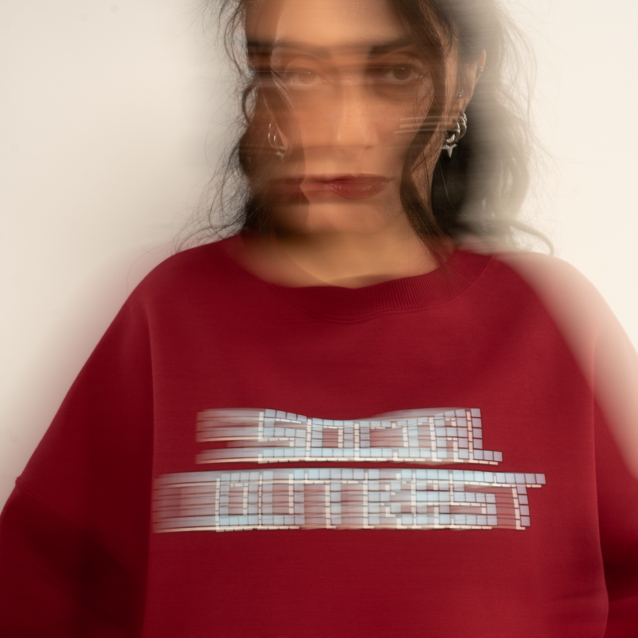 Block 91 bordeaux sweatshirt