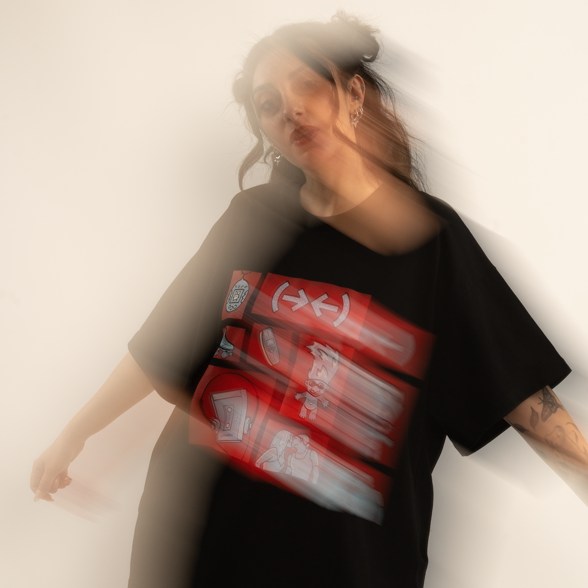 Nostalgia Mixtape black t-shirt