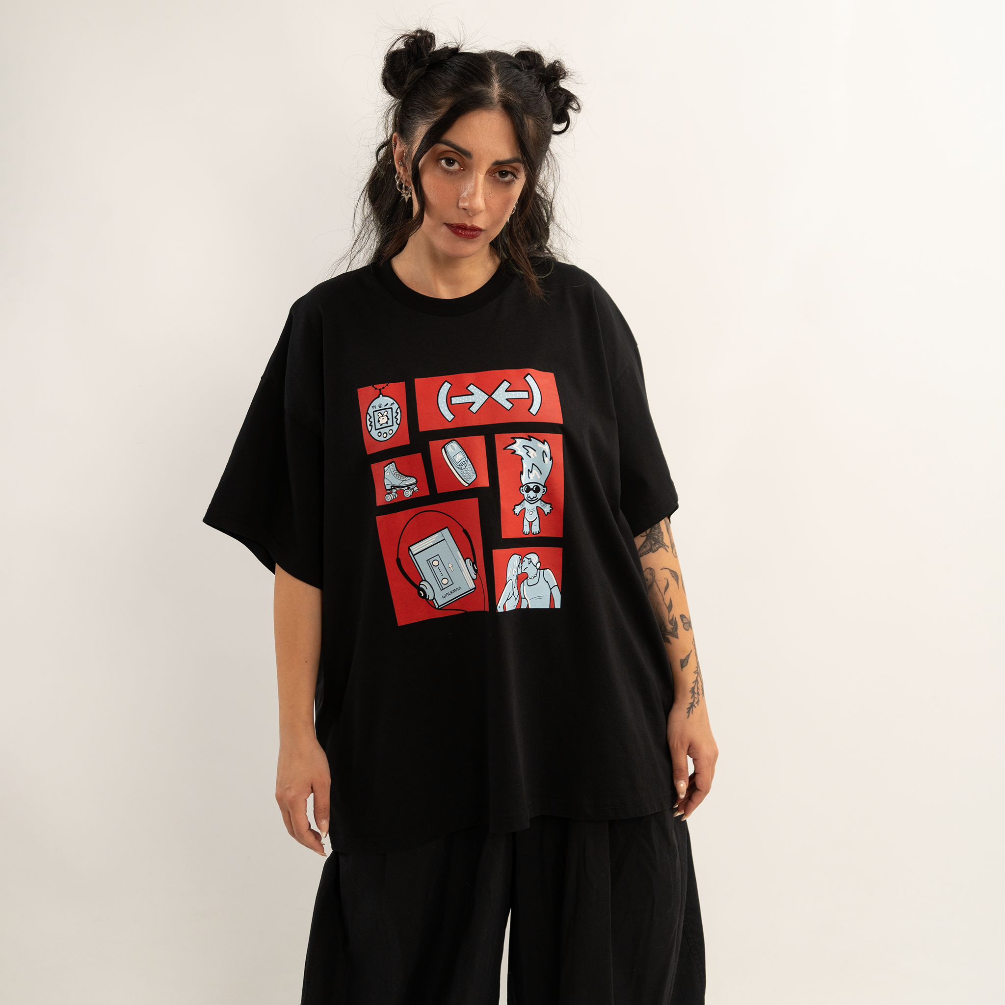 Nostalgia Mixtape black t-shirt