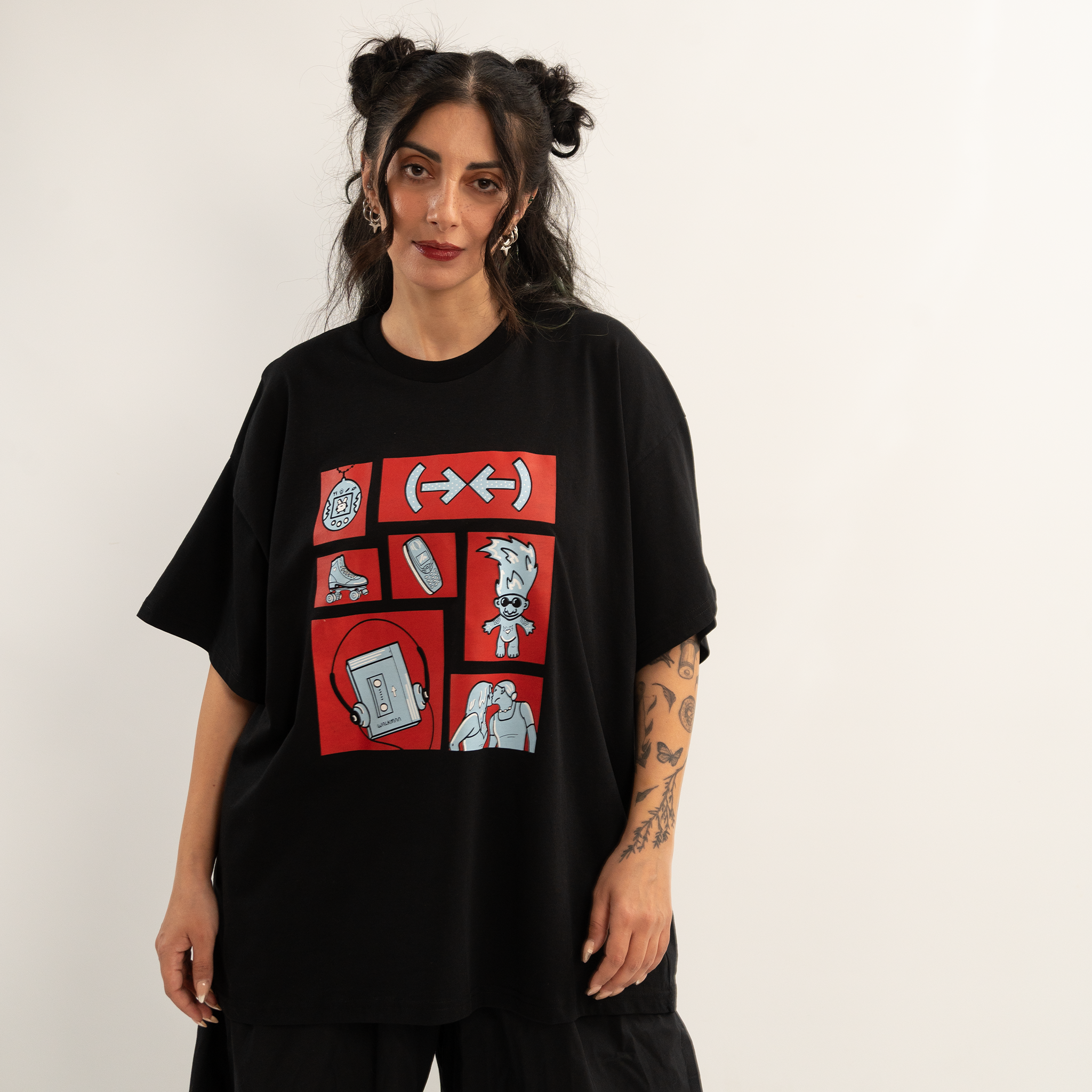 Nostalgia Mixtape black t-shirt