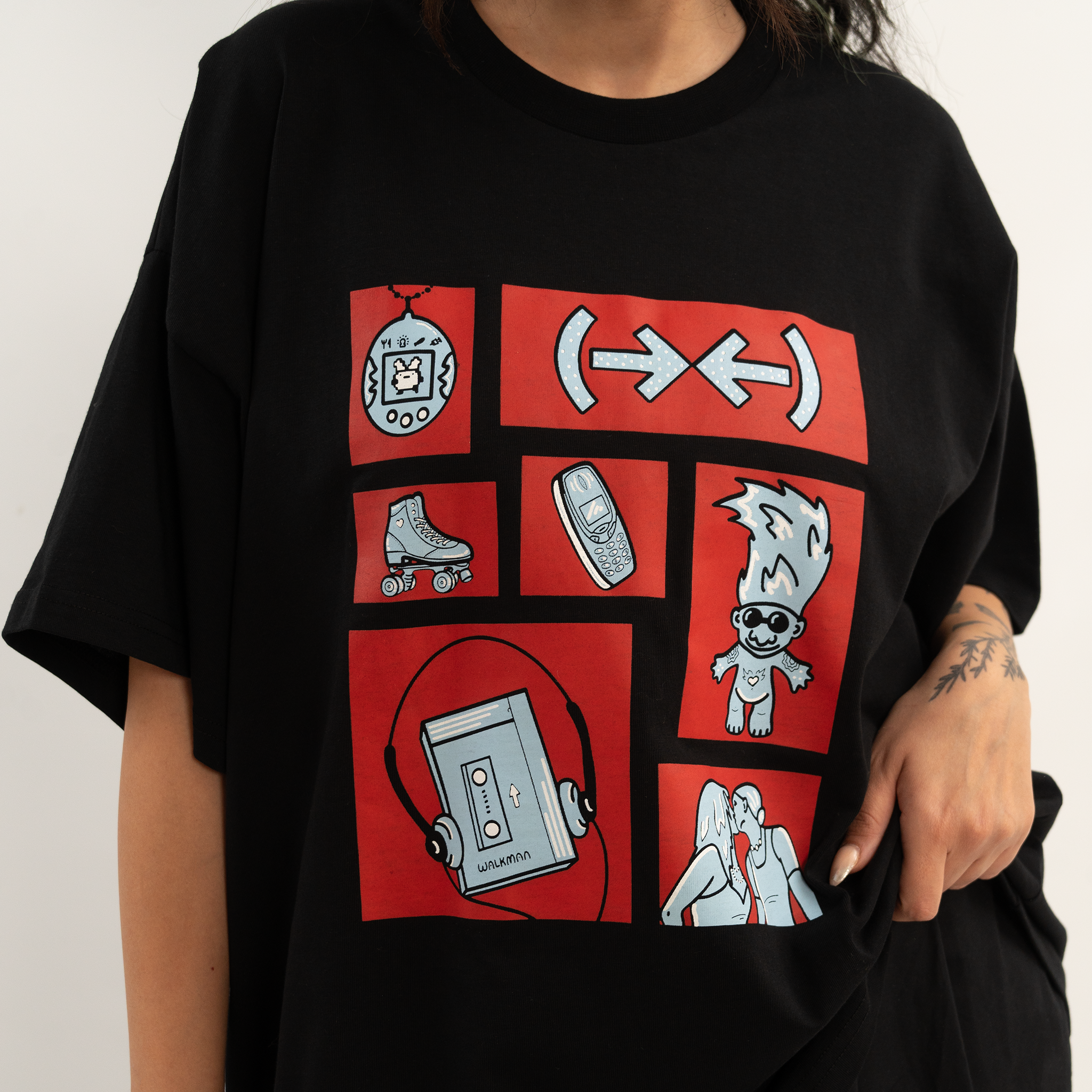 Nostalgia Mixtape black t-shirt