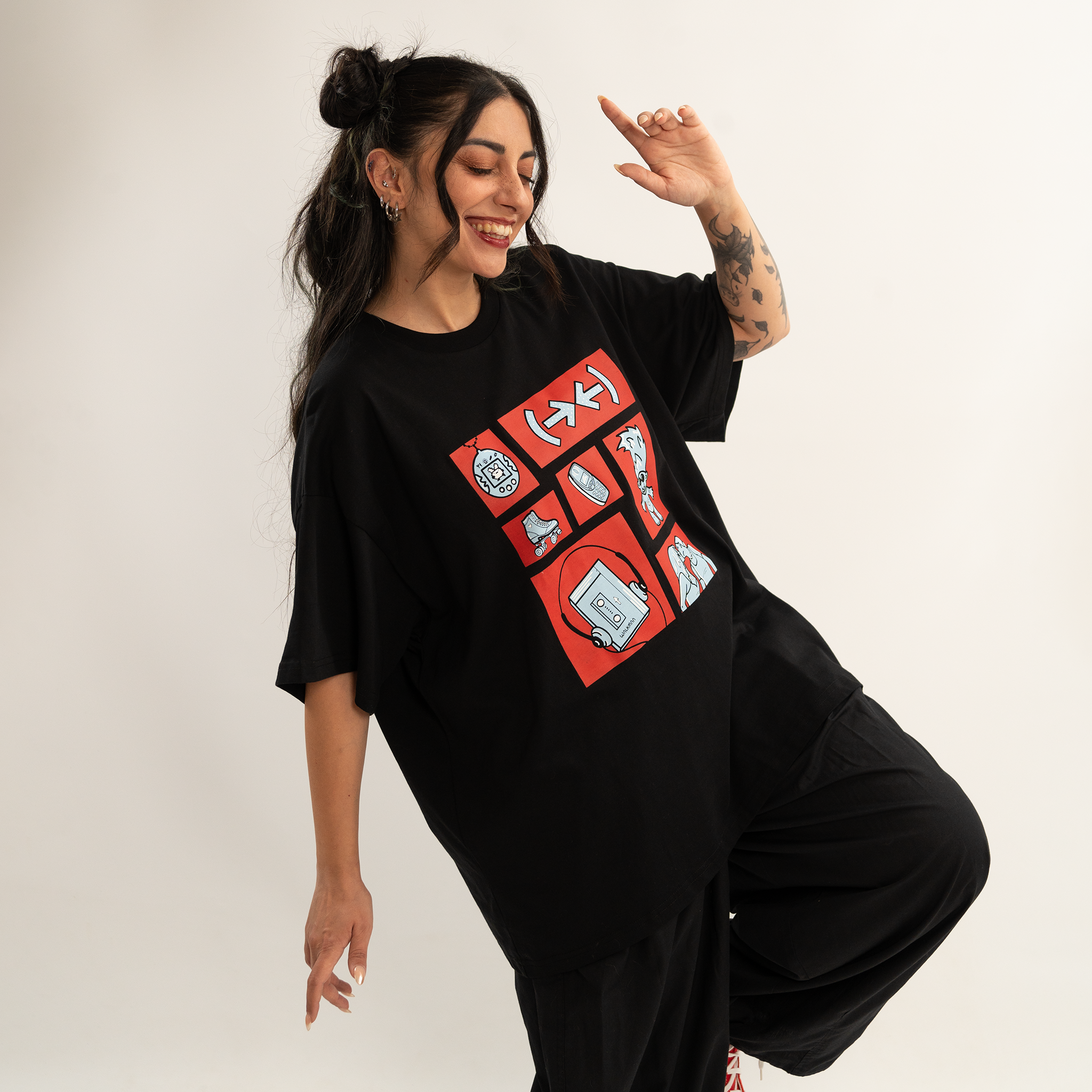 Nostalgia Mixtape black t-shirt