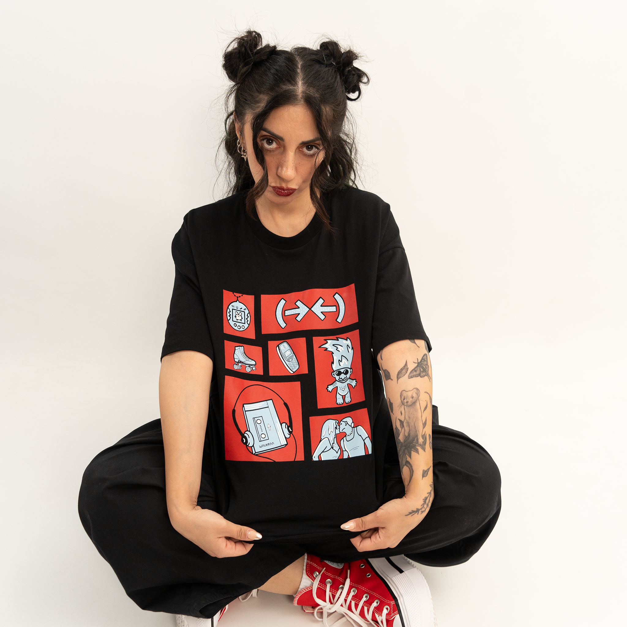 Nostalgia Mixtape black t-shirt