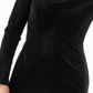 JARDIN DE VANITE mini φόρεμα liquid effect σε μαύρο