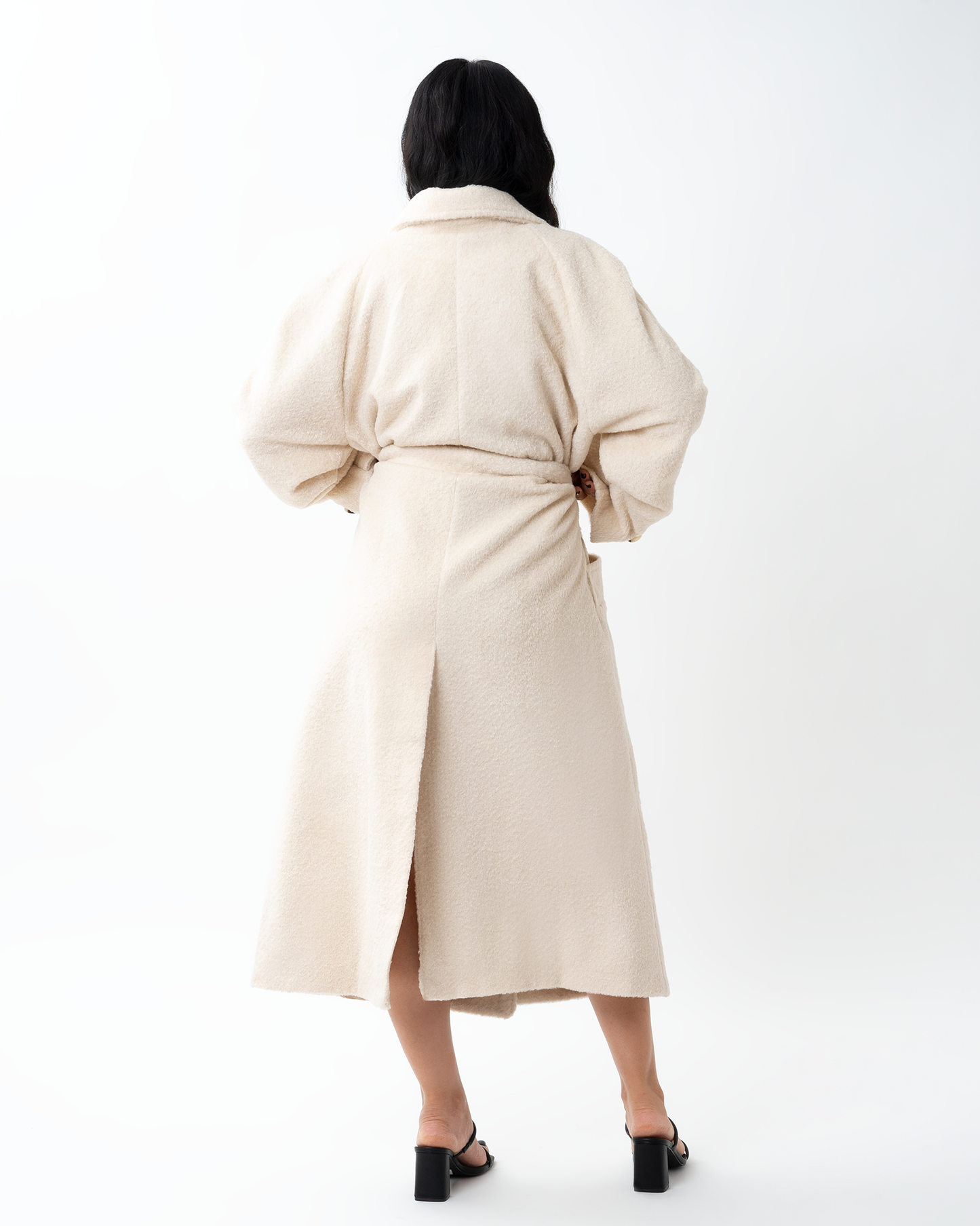 VACAY μάλλινο παλτό σε off-white