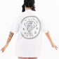 HARDCLO λευκό oversized Orgasm t-shirt