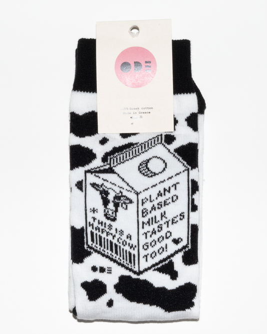 ODE TO SOCKS κάλτσες Happy Cow Milk