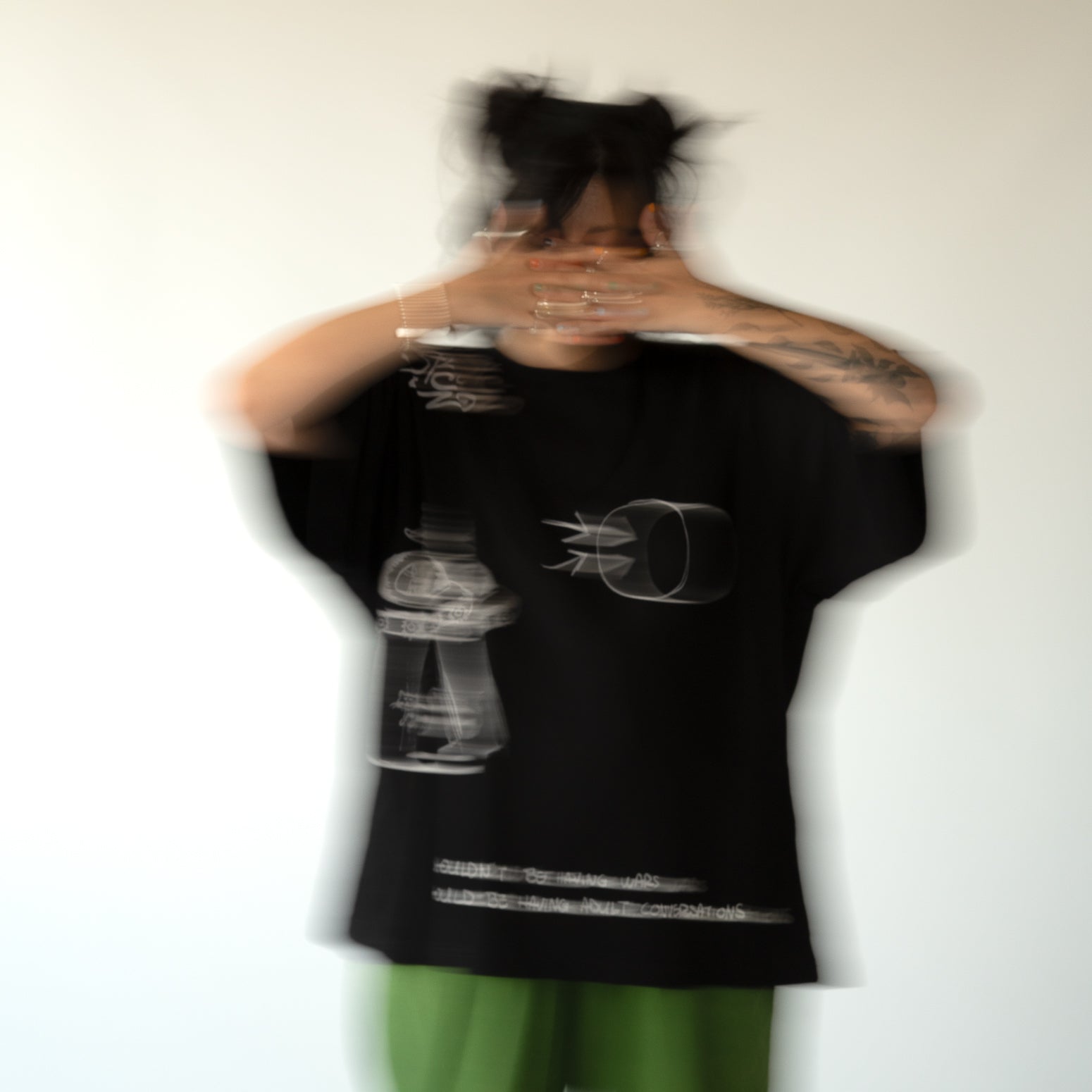 Doodle black t-shirt