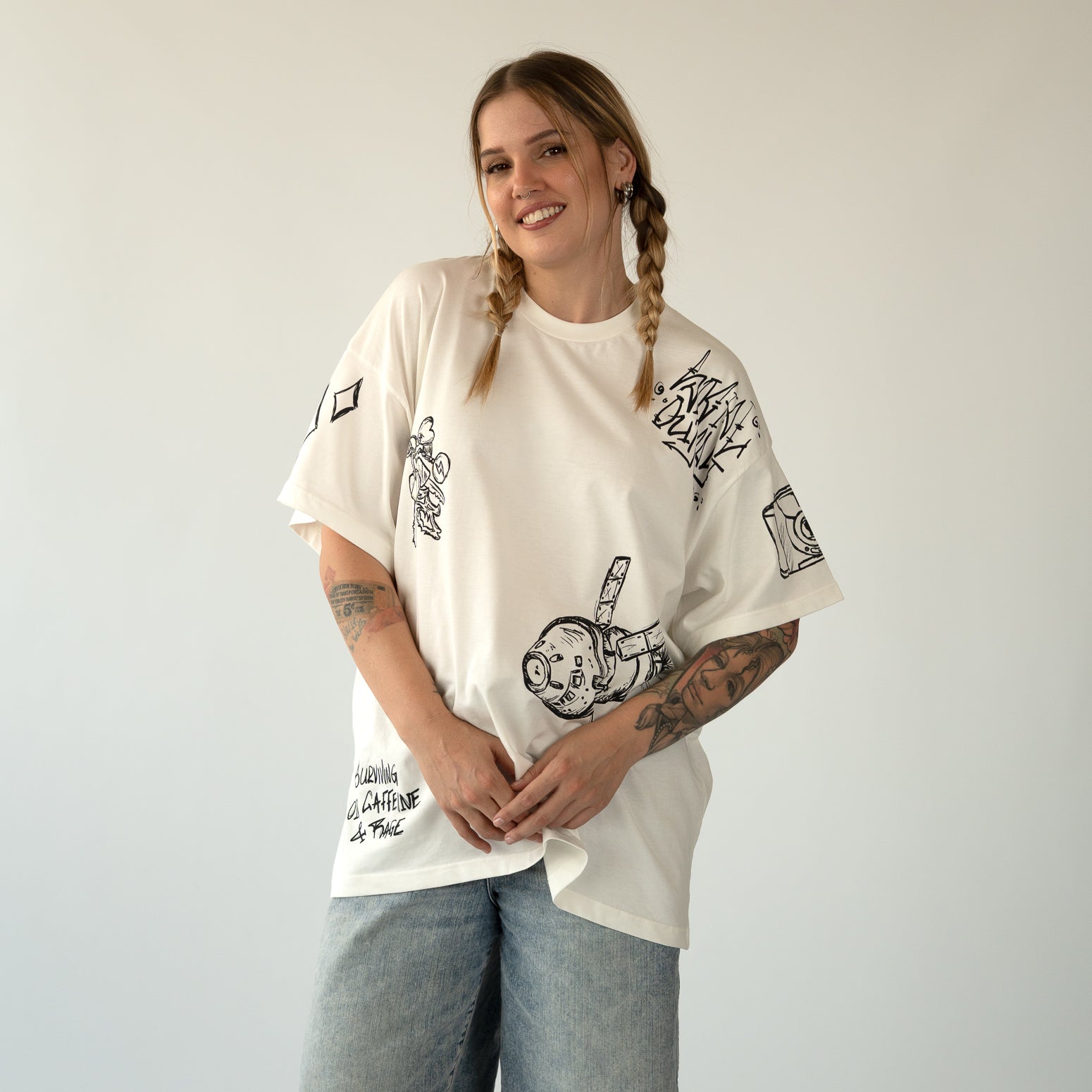 Doodle off-white t-shirt