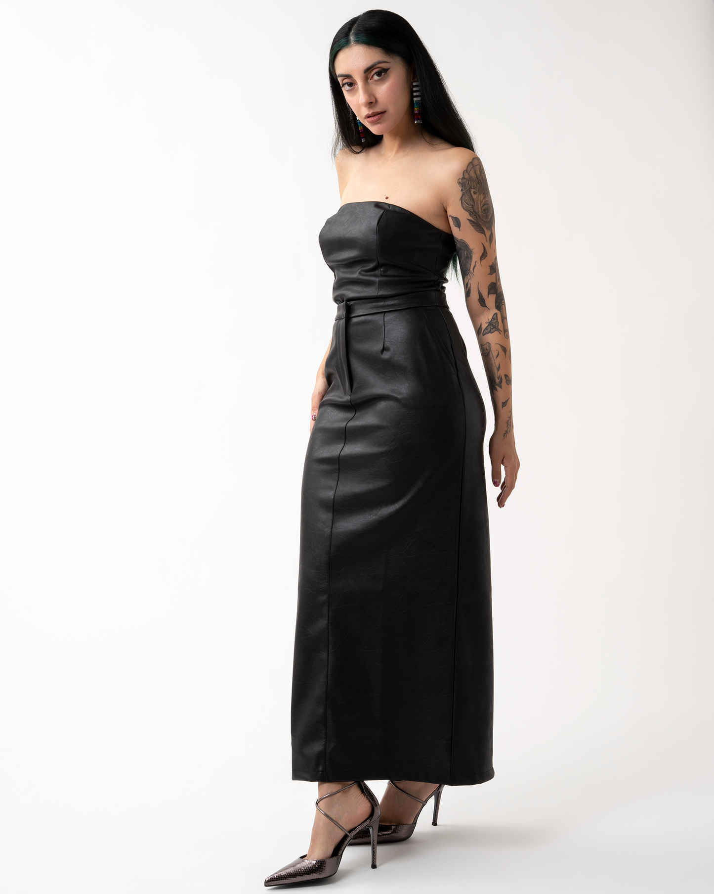 FOREVER YOUNG THE LABEL μαύρη μάξι φούστα 'Brooke Skirt'