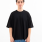 4TAILORS κοντομάνικη μπλούζα 'Legacy' σε μαύρο