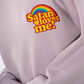 OVARY GANG λιλά φούτερ με κέντημα Satan Loves Me