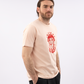 24 GOAT κοντομάνικο μπλουζάκι με τύπωμα σε ροζ