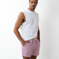 TOMY K. βερμούδα με print σε ροζ