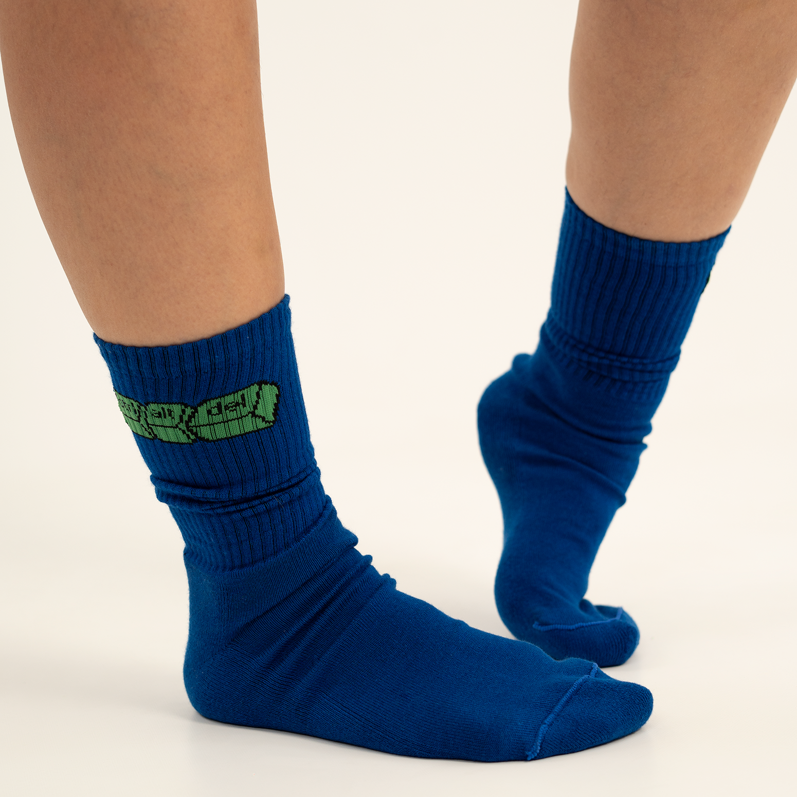 Ctrl Alt Del blue socks