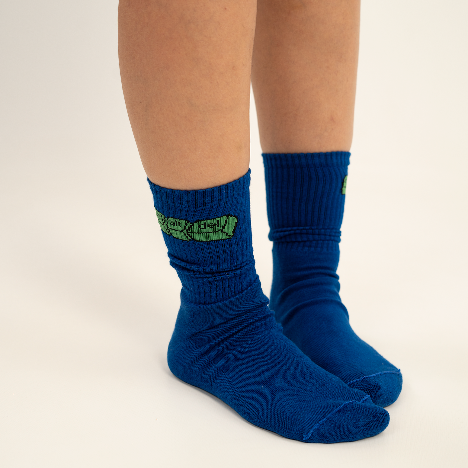 Ctrl Alt Del blue socks