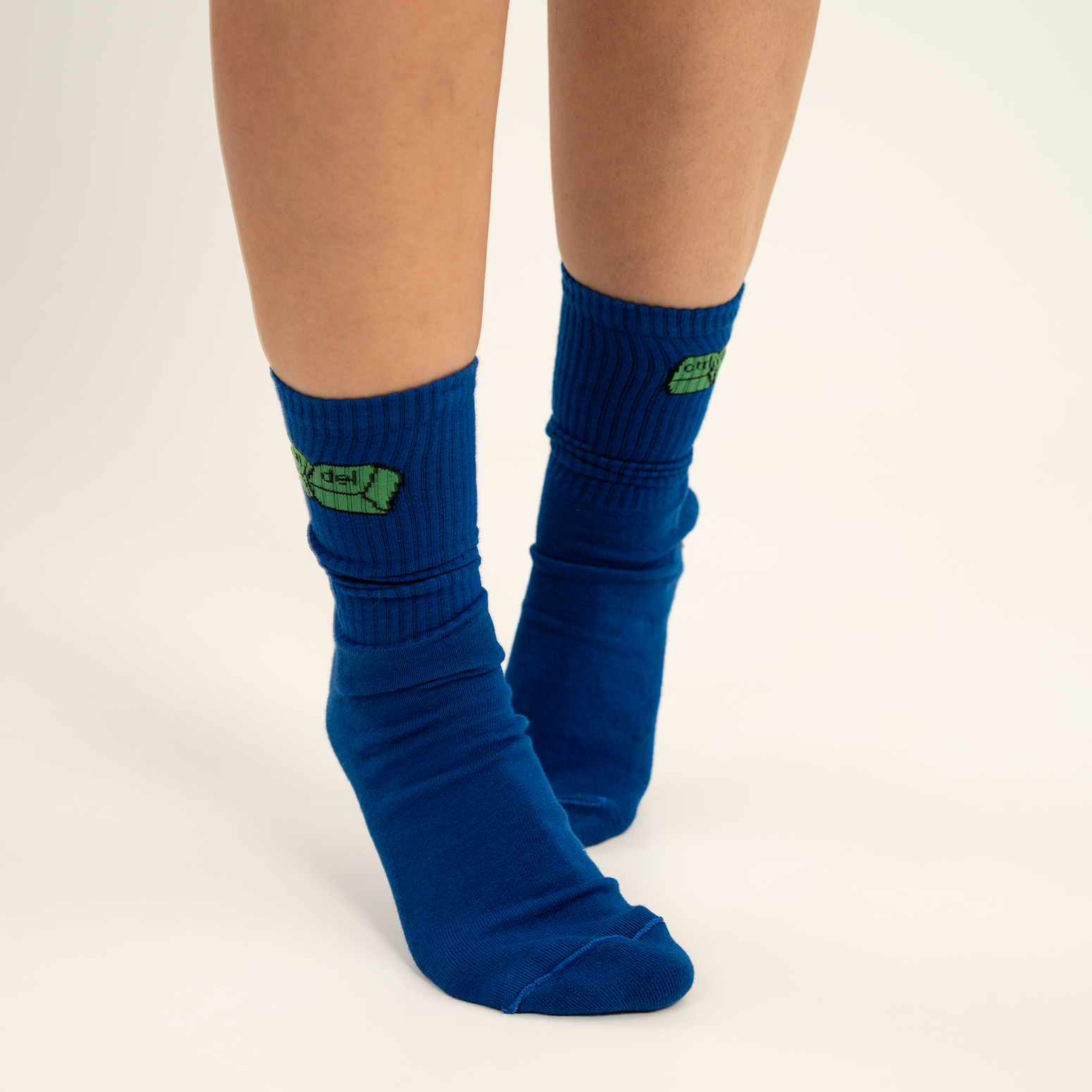 Ctrl Alt Del blue socks