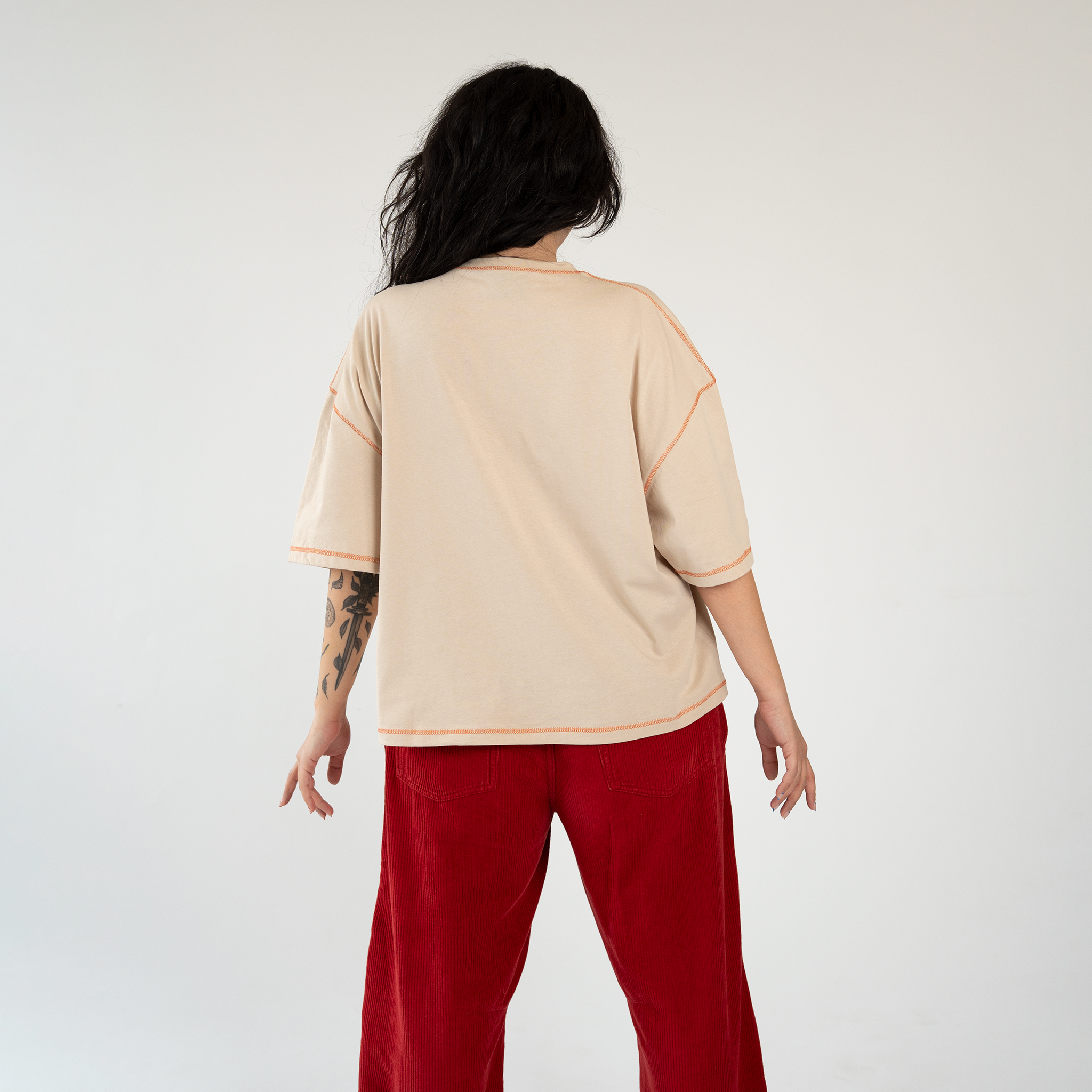 OG Kidscript beige t-shirt