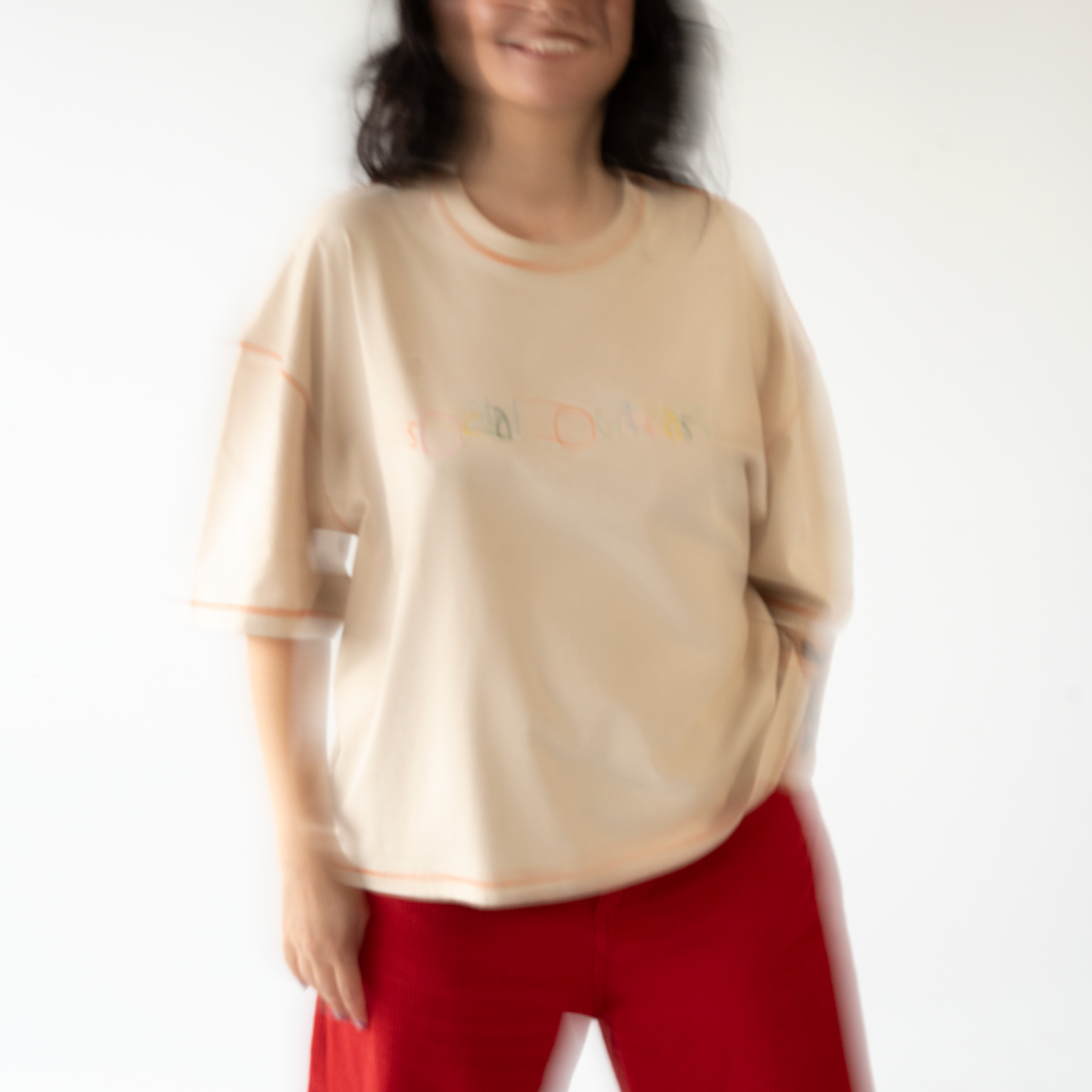 OG Kidscript beige t-shirt