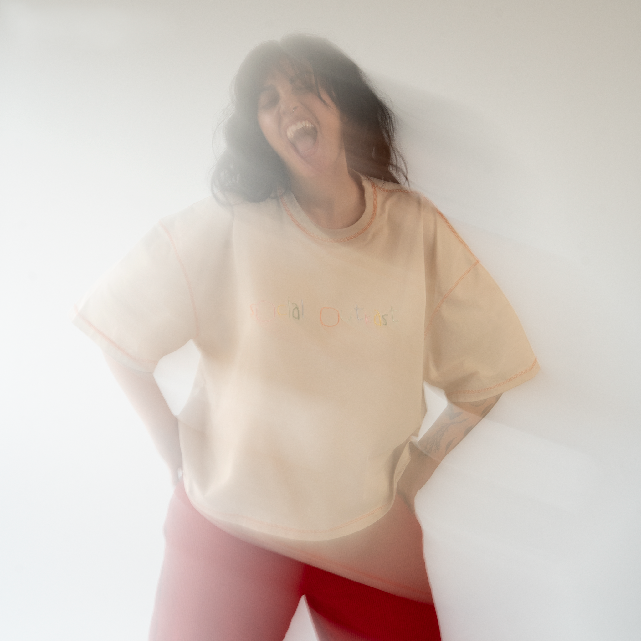 OG Kidscript beige t-shirt