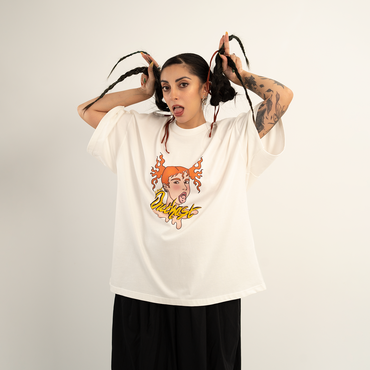 Phoenix Girl off-white t-shirt